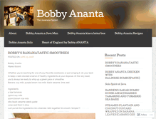 Tablet Screenshot of bobbyananta.com